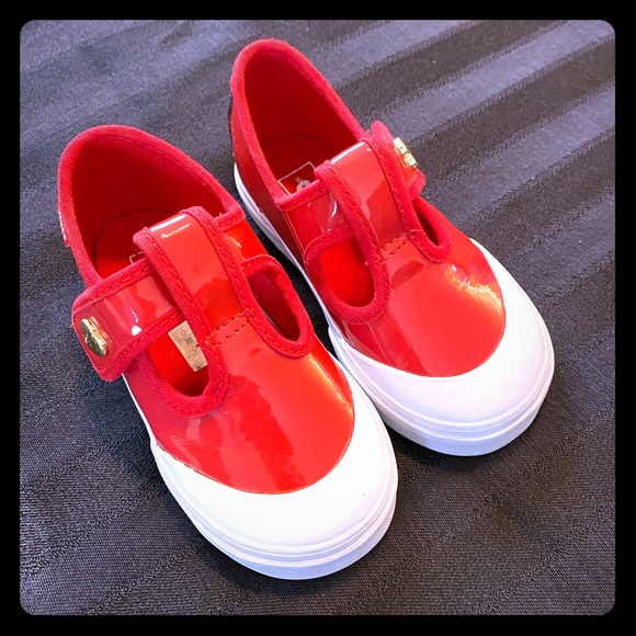 red vans girl shoes